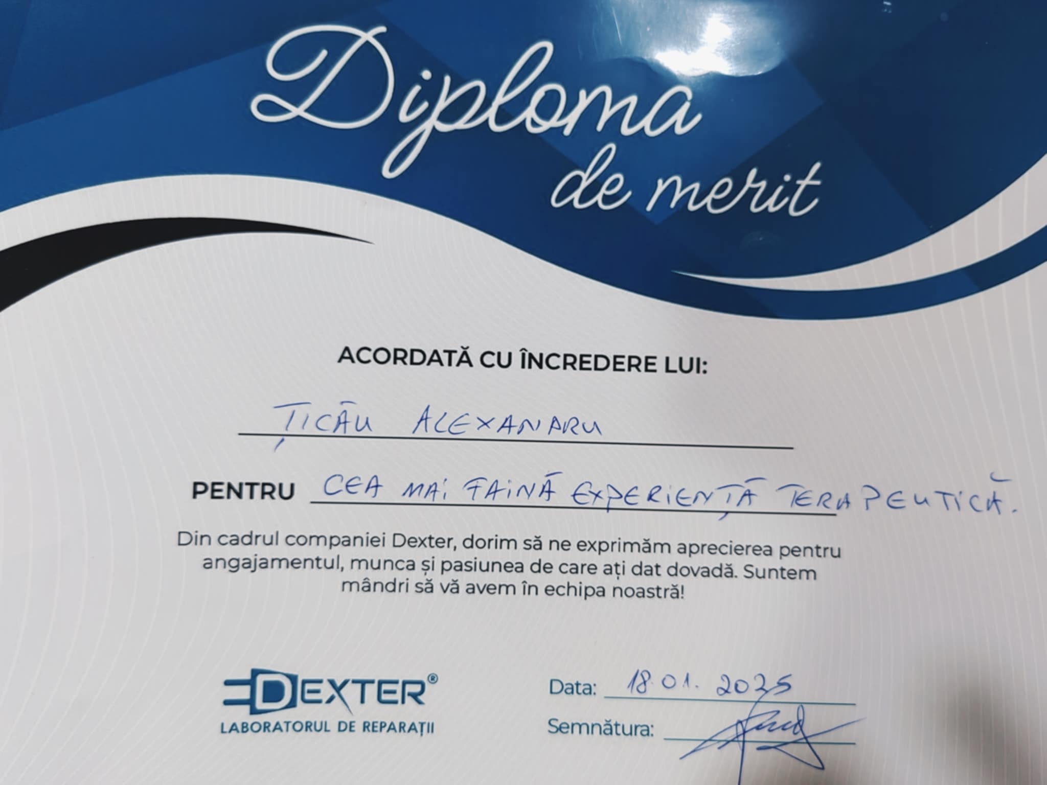 Diploma de merit