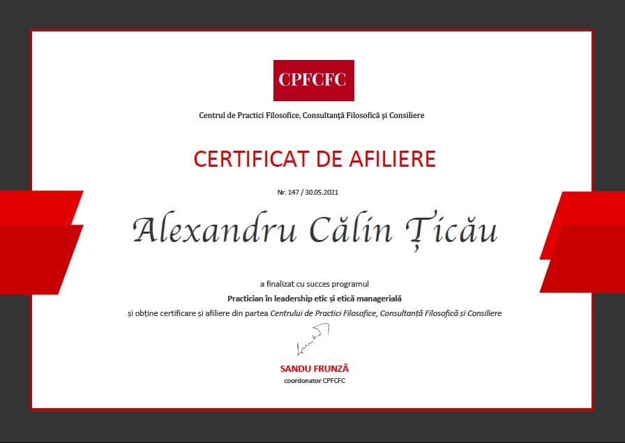 Diploma practician in leadership si etica manageriala